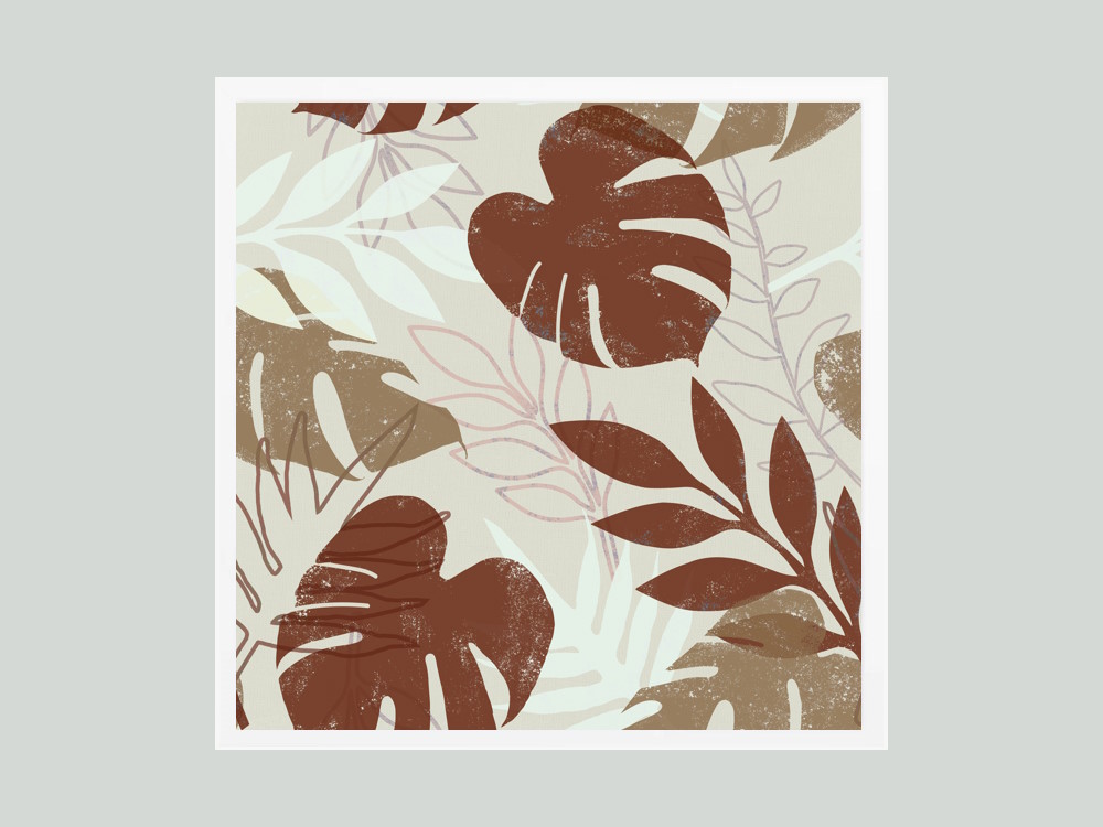 Palm Leaves Botanical Printed Wall Art
